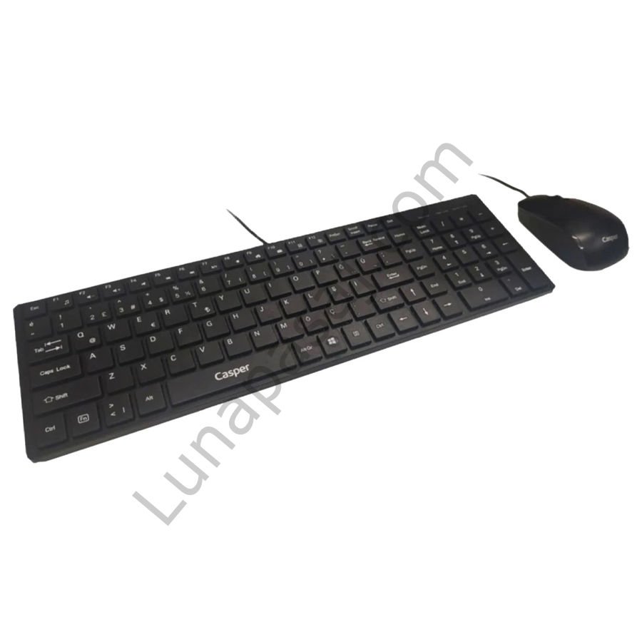 Casper Nirvana Kb7900 Kablolu Usb Q Siyah Klavye + Mouse Seti KB7900